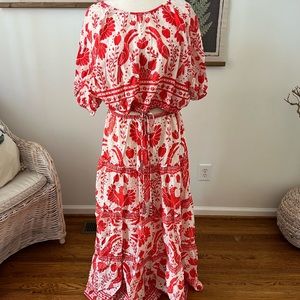 Farm Rio Two Piece Set Skirt and Blouse